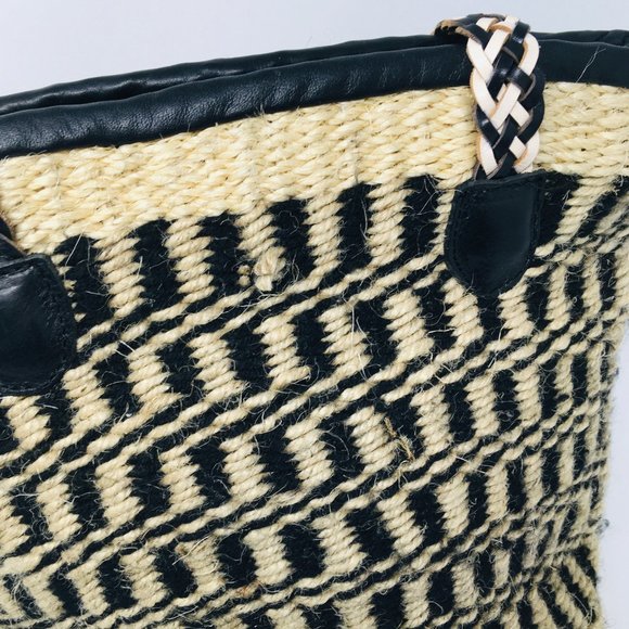 Patricia Nash Straw Bucket bag Purse Woven Maya - Picture 4 of 8